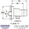Grohe Relexa Shower Outlet Elbow Dimensions